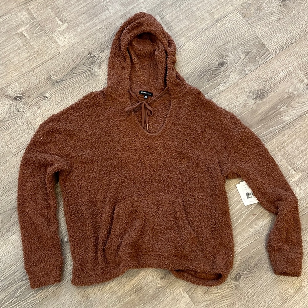 Beyond Yoga Cloud Cover Hoodie in Walnut